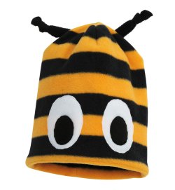 Mütze Biene Hummel Onesize Fleecemütze Accessoire Kostüm-Zubehör