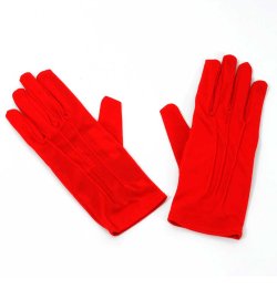 Handschuhe rot, Handschuhe für Erwachsene, Universalgröße/Einheitsgröße