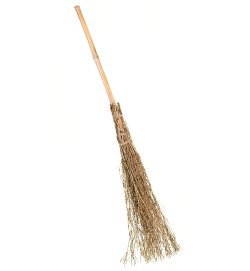 Hexenbesen ca. 100 cm – Finsterer Hexenbesen für Zauber, Flüche und Magie