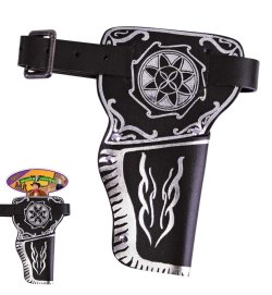 Revolvergürtel ca. 90 cm, Karneval, Accessoire, Cowboy, Sheriff